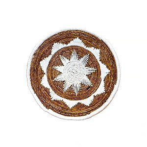 PRATO ARTESANAL BALI ESTRELA RENDADA 40CM