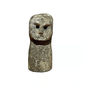 ESCULTURA ETINICA GUPTA EM PEDRA NATURAL CLARA A19CM