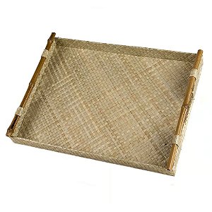 BANDEJA BAMBOO FIBRA NATURAL 40CM