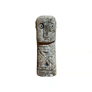 ESCULTURA ETNICA HIROSHI PEDRA NATURAL IMPORTADA A14CM