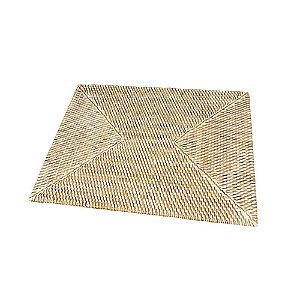 SOUSPLAT RETANGULAR BALI EM RATTAN