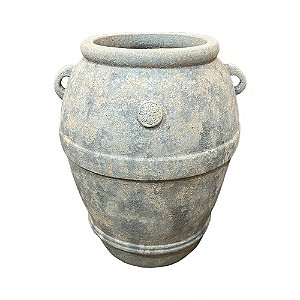 VASO VIETNAMITA DE CERAMICA IMPORTADO TAITI ATLANTIS VOLCANIC D66XA84CM
