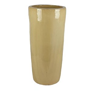 VASO VIETNAMITA DE CERAMICA IMPORTADO OCEANIA AREIA D44XA95CM