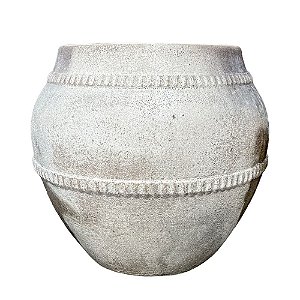 VASO VIETNAMITA DE CERAMICA IMPORTADO HELSINKI ATLANTIS ANTIQUE D50XA60CM
