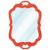 ESPELHO RESINA TRAY LARANJA 46 X 2.7 X 31.2 CM