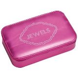 PORTA JOIAS PU JEWELS FUCSIA METALIC M 21 X 13 X 7,3 CM