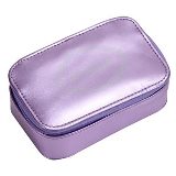 PORTA JOIAS PU JEWELS LILAS METALIC P 13 X 8 X 4,5 CM