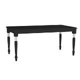 MESA JANTAR MADEIRA DARK NIGHTS AND WHITE DOTS 170 X 90 X 76