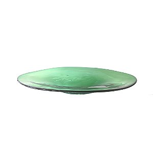 VASO DECORATIVO EM VIDRO VERDE