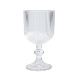 CONJ DE TACAS DE VIDRO TRANSPARENTE - 6 PCS