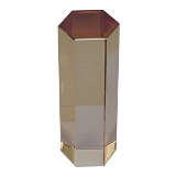 PECA DECORATIVA EM CRISTAL AMBAR