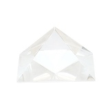 PECA DECORATIVA EM CRISTAL TRANSPARENTE