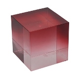 PECA DECORATIVA EM CRISTAL VERMELHO