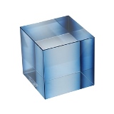 PECA DECORATIVA EM CRISTAL AZUL