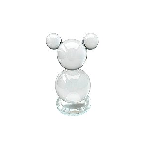 PECA DECORATIVA EM VIDRO TRANSPARENTE