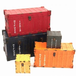 CJ. DE BAUS DE MADEIRA - 5 PCS