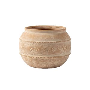 VASO DECORATIVO EM CERAMICA TERRACOTA