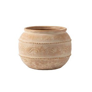 VASO DECORATIVO EM CERAMICA TERRACOTA