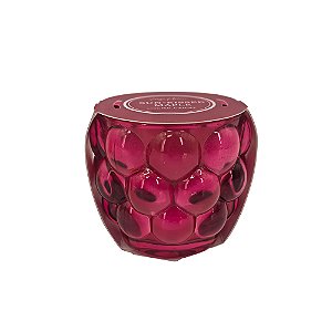 VELA AROMATIZADA TOQUE DO ENTARDECER EM VIDRO ROSA