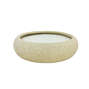VELA AROMATIZADA EM CERAMICA BEGE