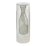 VASO DE VIDRO TRANSPARENTE