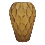 VASO DE VIDRO AMARELO