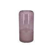 VASO DE VIDRO ROSA
