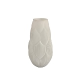 VASO DE VIDRO BRANCO FOSCO