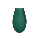 VASO DE VIDRO VERDE FOSCO