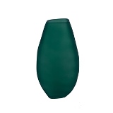 VASO DE VIDRO VERDE FOSCO
