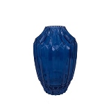 VASO DE VIDRO AZUL