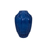 VASO DE VIDRO AZUL