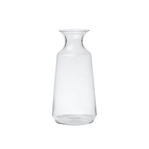 VASO DECORATIVO EM VIDRO TRANSPARENTE