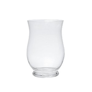 VASO DECORATIVO EM VIDRO TRANSPARENTE