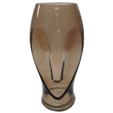 VASO DE VIDRO FUME COM FORMATO DE ROSTO