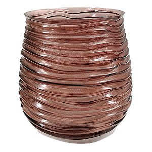 VASO DE VIDRO ROSE