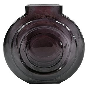 VASO DE VIDRO PRETO