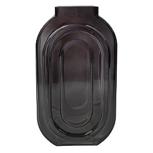 VASO DE VIDRO PRETO