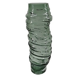 VASO DE VIDRO CINZA