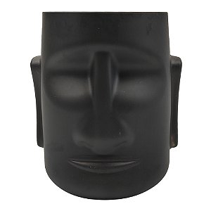 VASO DE VIDRO PRETO