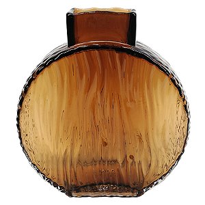 VASO DE VIDRO AMBAR