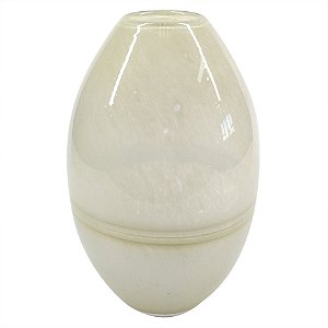 VASO DE VIDRO BRANCO