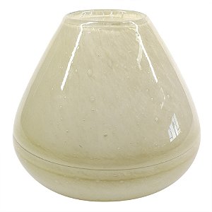 VASO DE VIDRO BRANCO