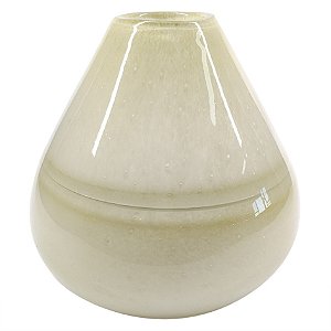 VASO DE VIDRO BRANCO