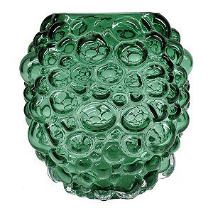 VASO DE VIDRO VERDE