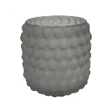 PECA DECORATIVA EM VIDRO - CASTICAL - FUME - 8,5X8,5X8,5CM