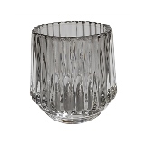 PECA DECORATIVA EM VIDRO - CASTICAL - FUME - 7X7X7CM