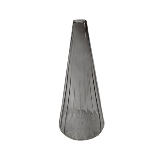 VASO DECORATIVO DE VIDRO FUME