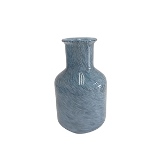 VASO DE VIDRO AZUL