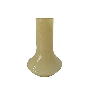 VASO DECORATIVO EM VIDRO BEGE